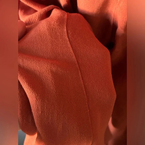 Mustard Seed | rust | smocked | cropped leg | romper | jumpsuit | L - Picture 11 of 17